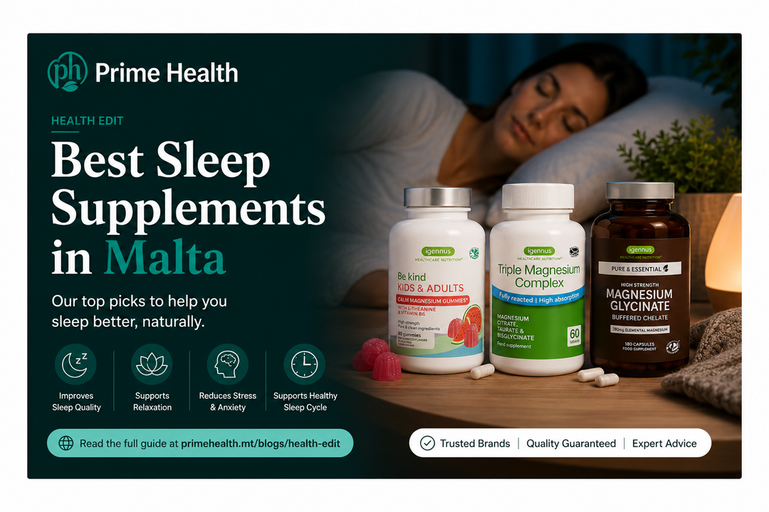 Sleep supplements — Best Supplements for Sleep in Malta guide by Prime Health Shop