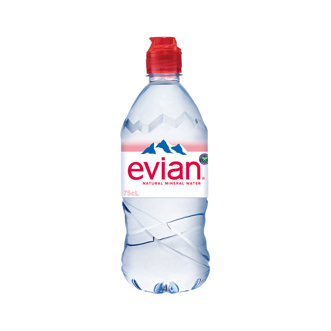 Evian Water Pet Sports Cap 750ml – Prime Health Shop Malta