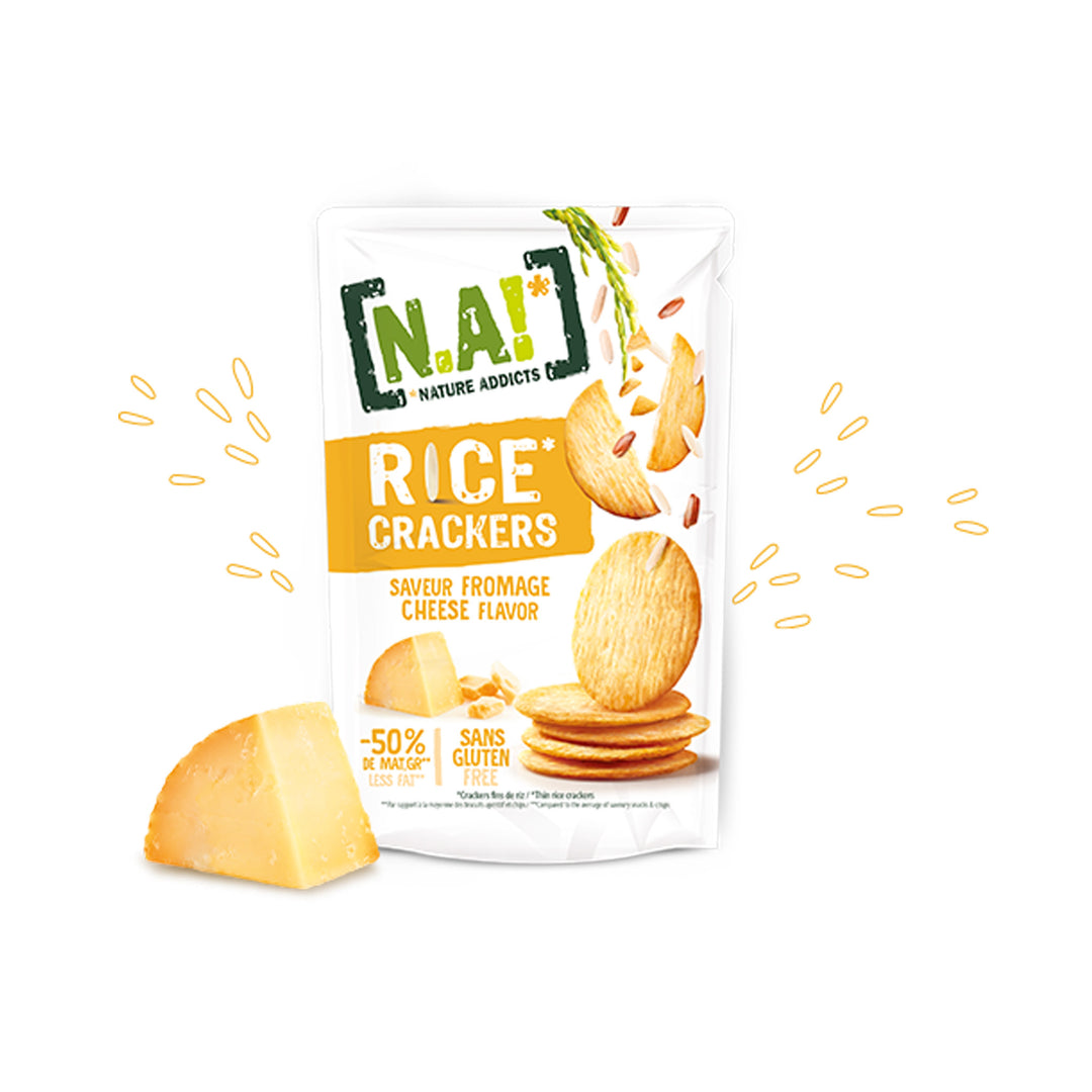 N.A! Rice Crackers Cheese 85g - Gluten Free - Prime Health Shop Malta