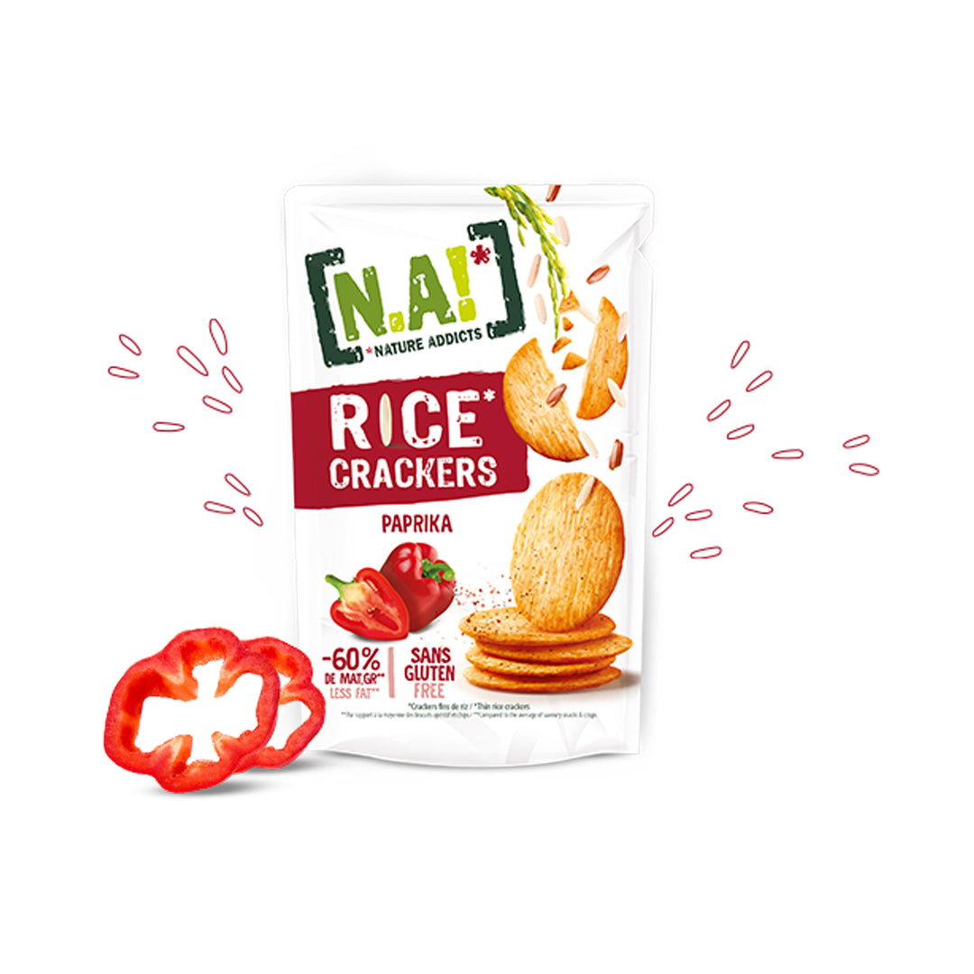 N.A! Rice Crackers Paprika 85g - Gluten Free - Prime Health Shop Malta