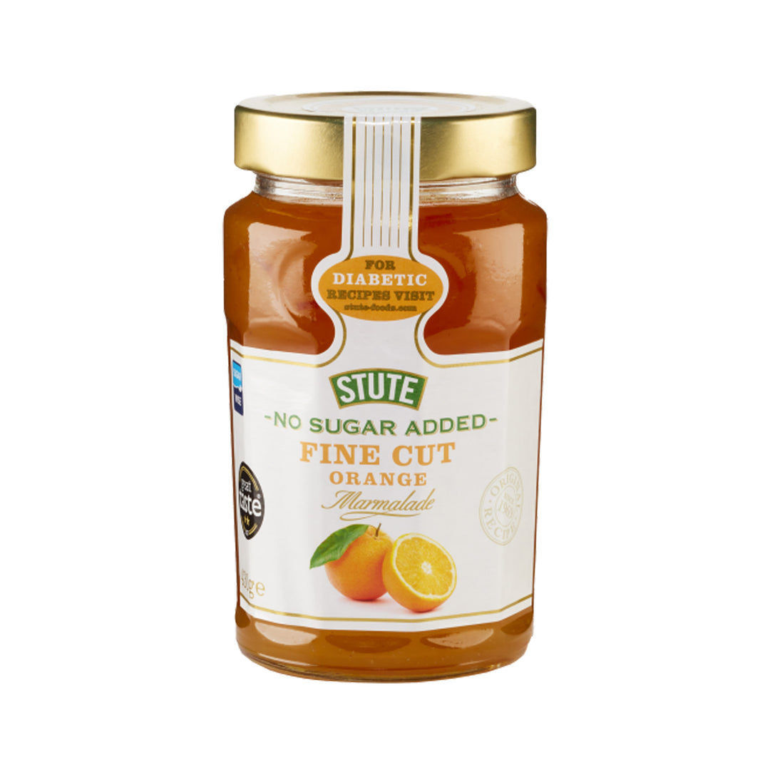 Stute No Sugar Added Fine Cut Orange Marmalade 430g - Prime Health Shop Malta