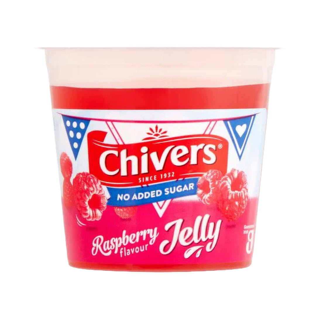 Chivers Rasberry Jelly Pot  No Added Sugar 115g - Prime Health Shop Malta