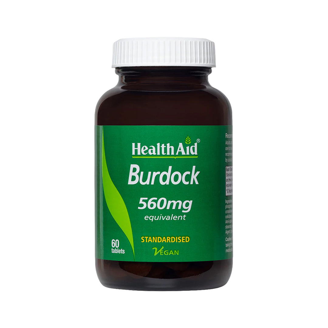 Health Aid Burdock 560mg tabsx60 - Prime Health Shop Malta