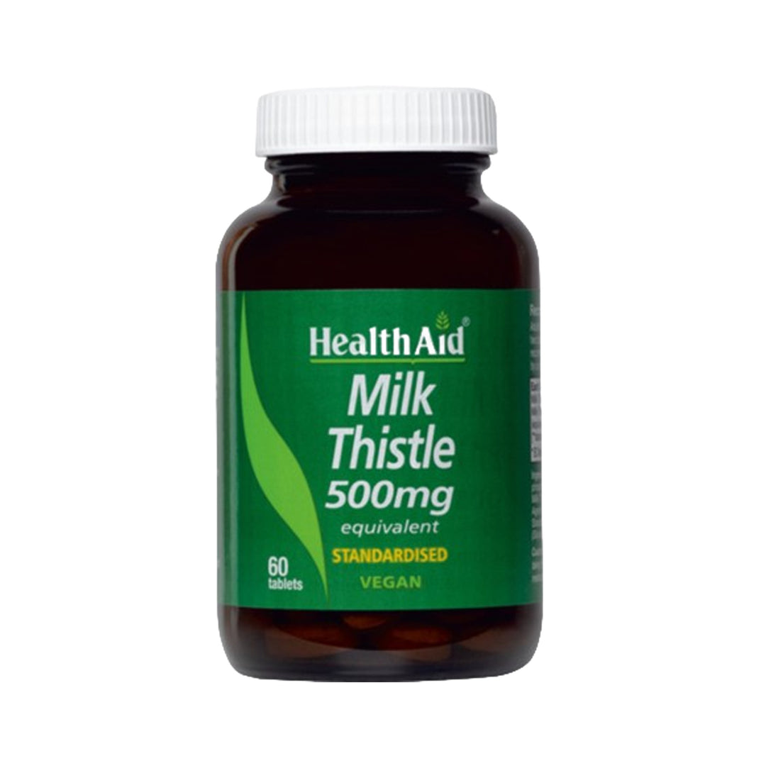 Health Aid Milk Thistle 500mg 60 tabs – Prime Health Shop Malta