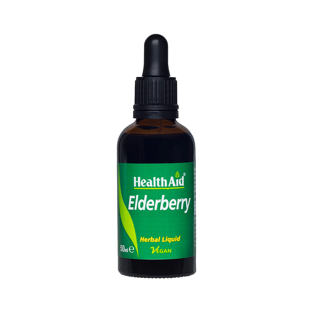Health Aid Elderberry Liquid 50ml - Prime Health Shop Malta