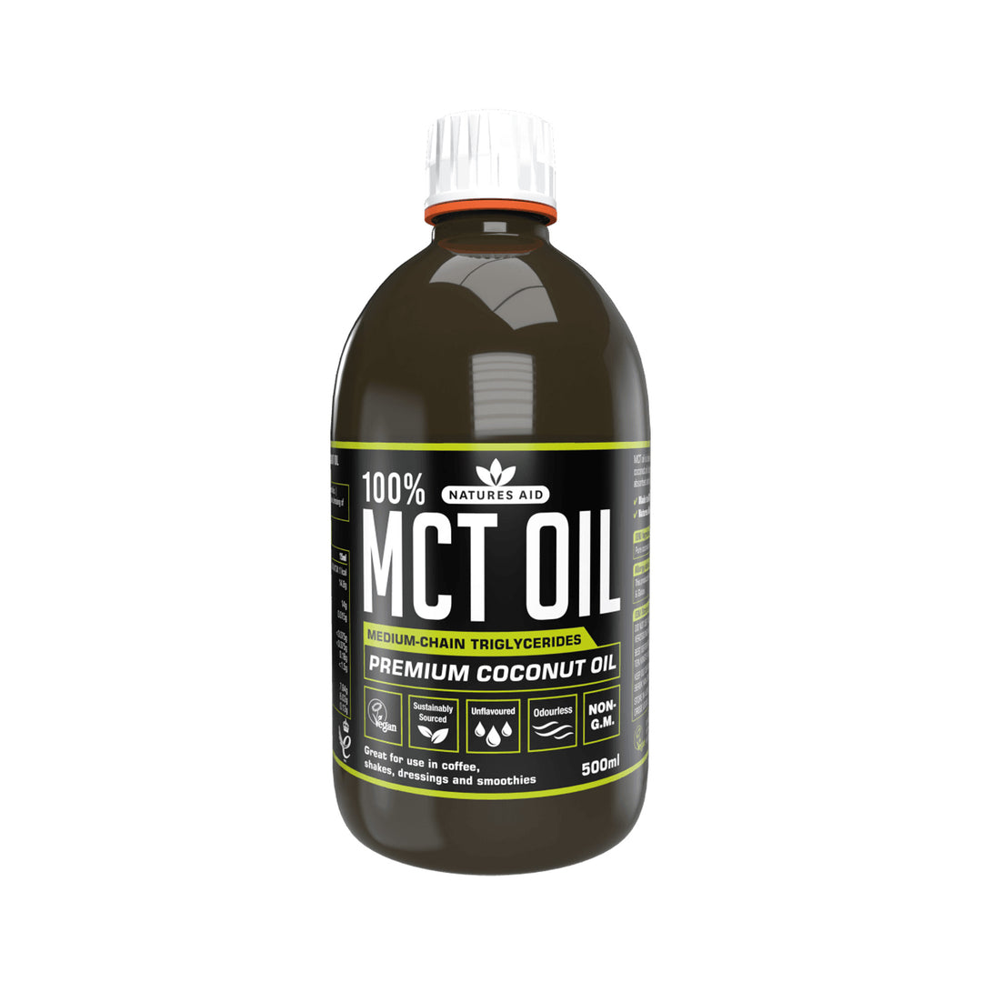Natures Aid MCT Oil  Coconut Oil  500g – Prime Health Shop Malta