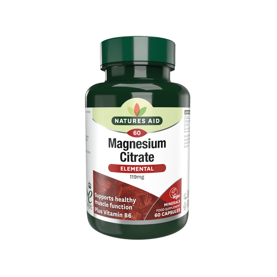 Natures Aid  Magnesium Citrate 119mg 60 caps