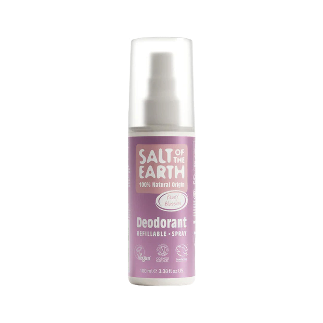 Salt of The  Earth Natural  Deodorant Peony Blossom Spray 100ml