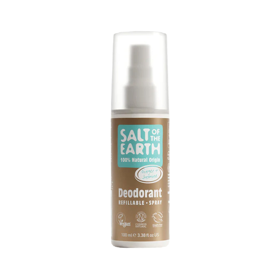 Salt of The Earth Natural Deodorant Spray Ginger &amp; Jasmine 100ml