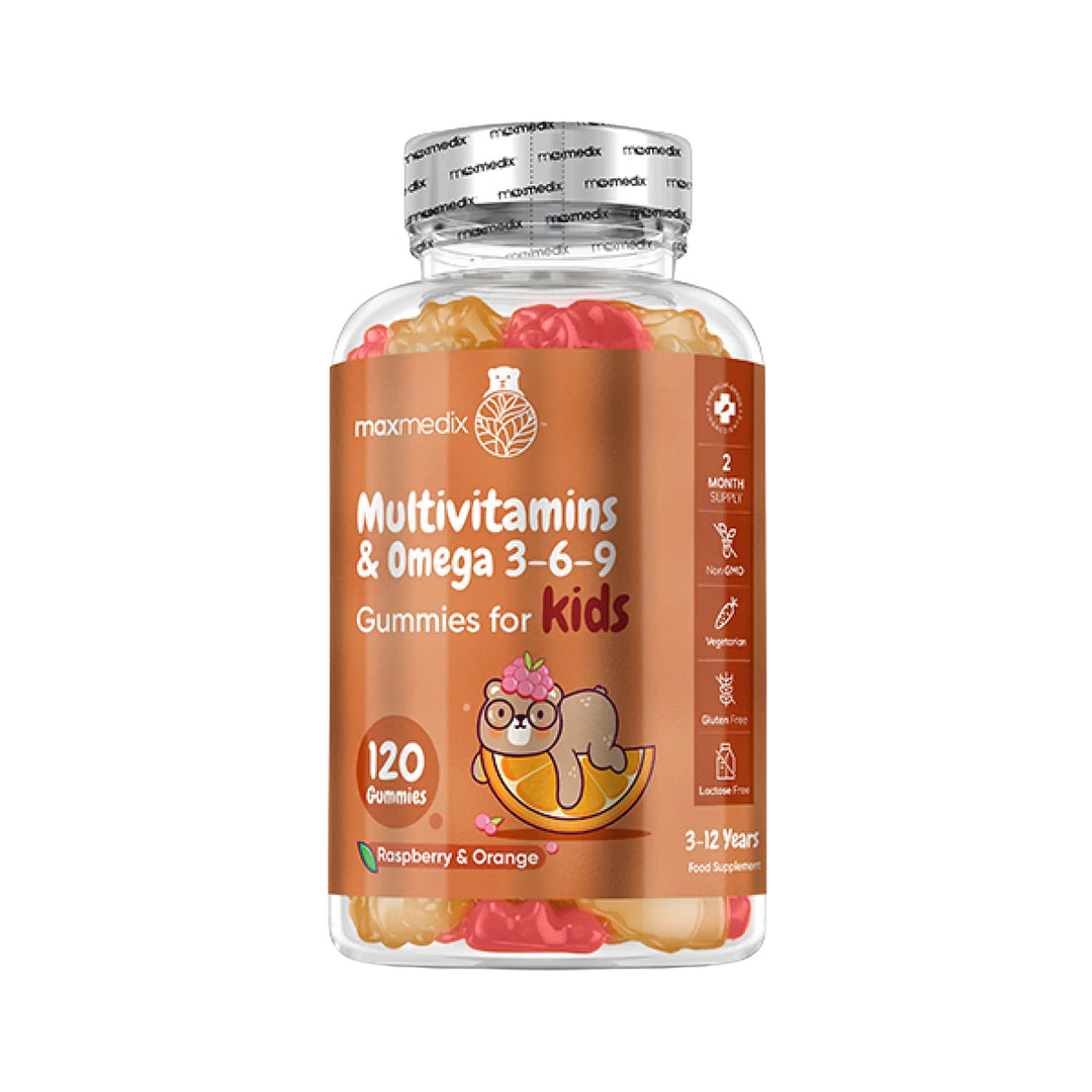 Maxmedix Multivitamins &amp; Omega 369 Gummies for Kids 120 Gummies – Prime Health Shop Malta