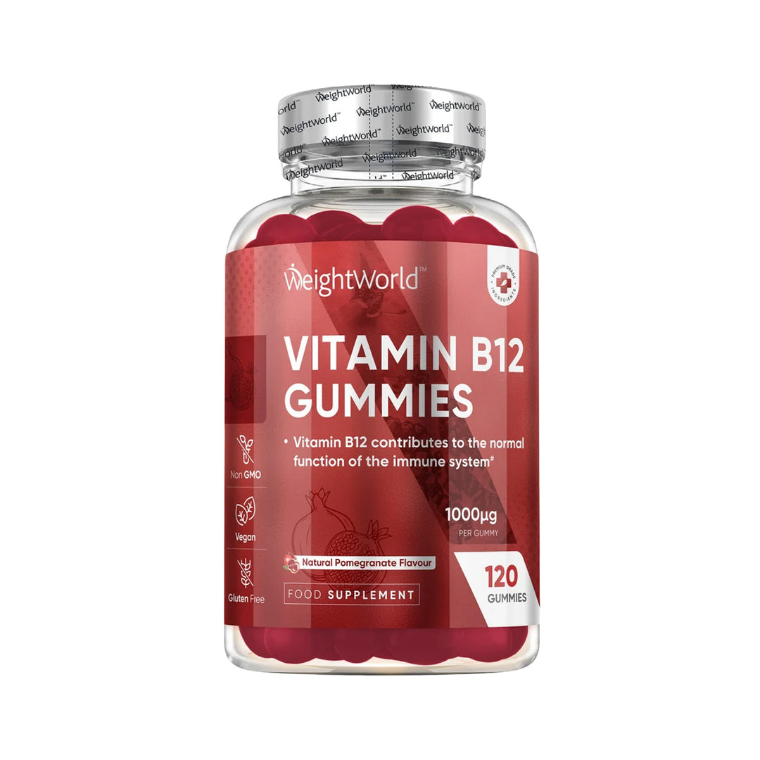 Weightworld Vitamin B12 Methylcobalamin Gummies 1000ug 120 Gummies – Prime Health Shop Malta
