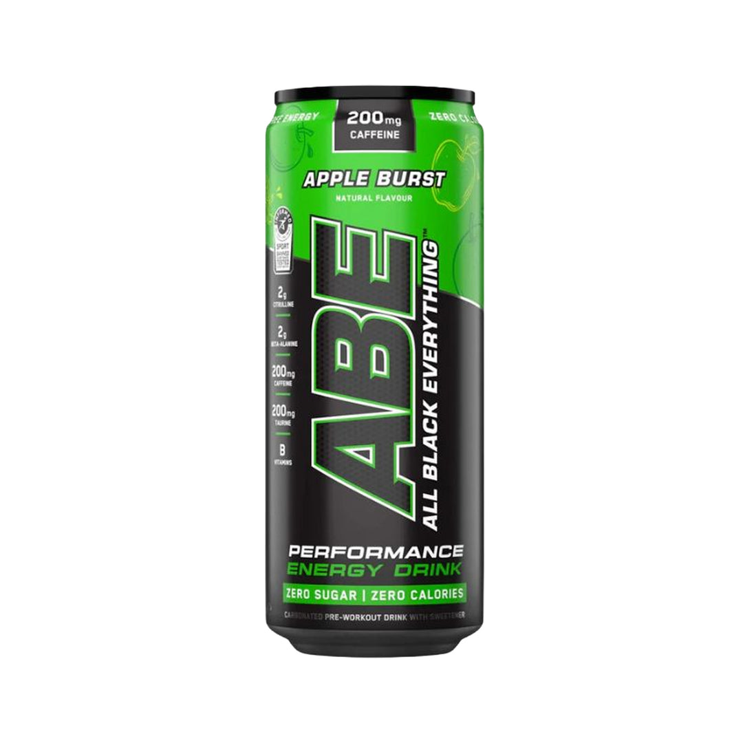 ABE Can Performance Energy Drink Apple Burst 330 ml - zero sugar/zero calories – Prime Health Shop Malta