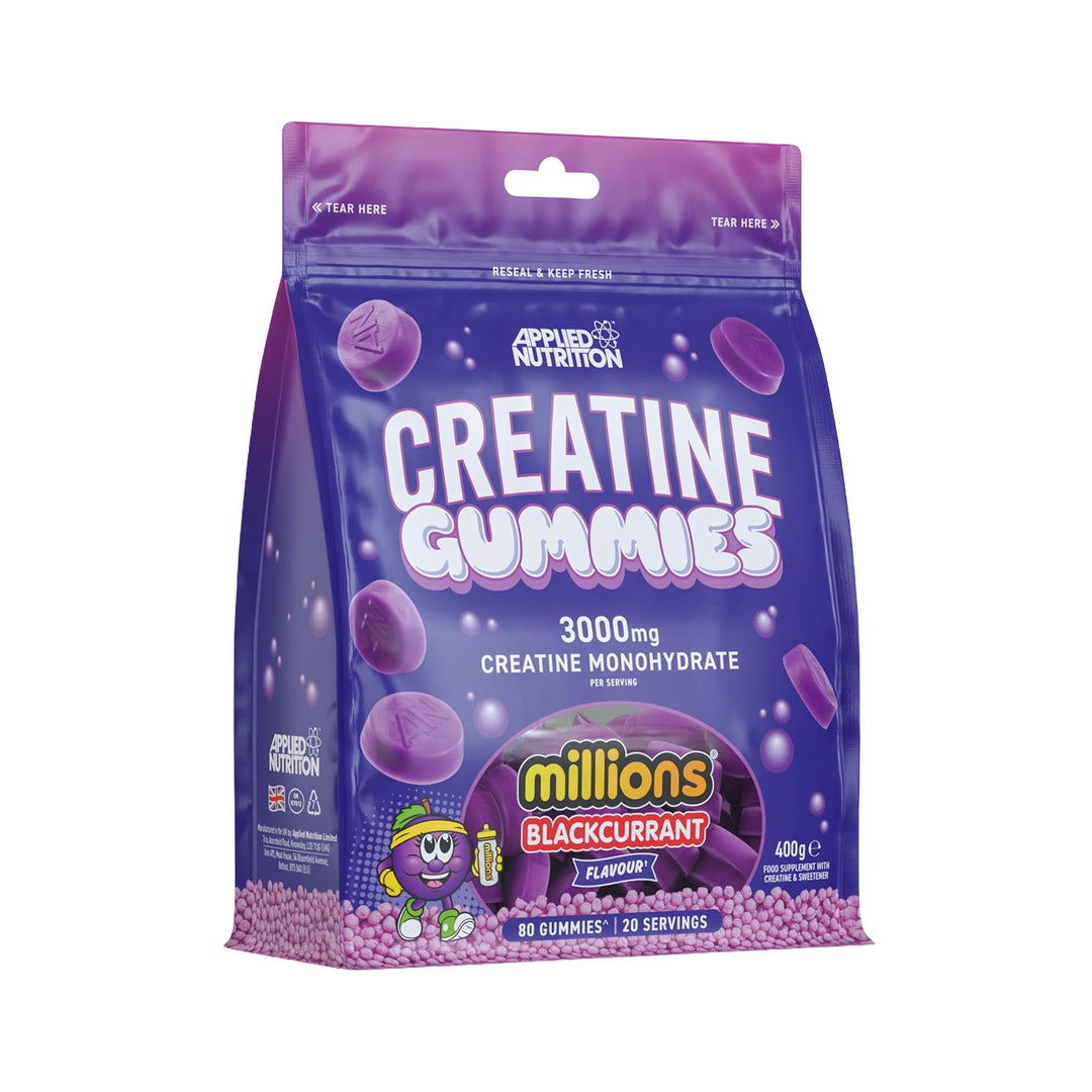 AN Creatine Gummies Millions Blackcurrant 300mg – Prime Health Shop Malta