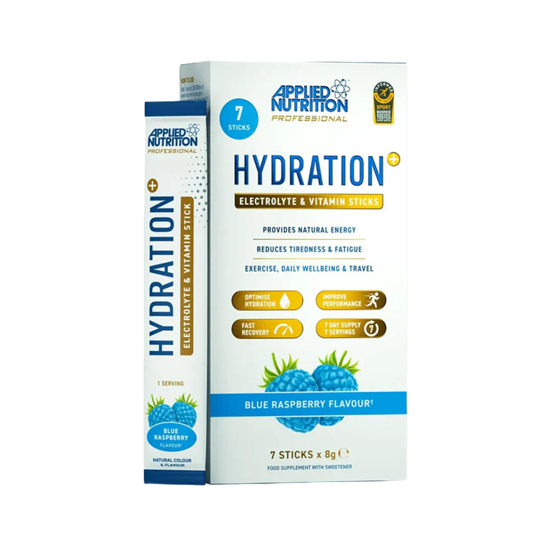 Applied Nutrition Hydration+Electrolyte & 7 Vitamin sticks  Blue Rasberry – Prime Health Shop Malta