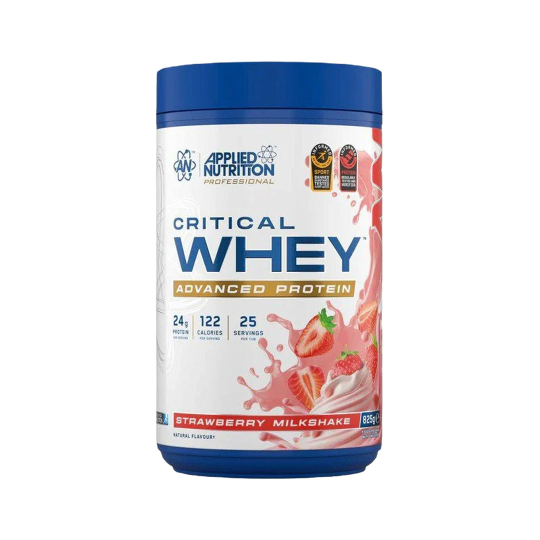 Applied nutrition  Critical Whey Advanced Protein Strawberry 825g – Prime Health Shop Malta