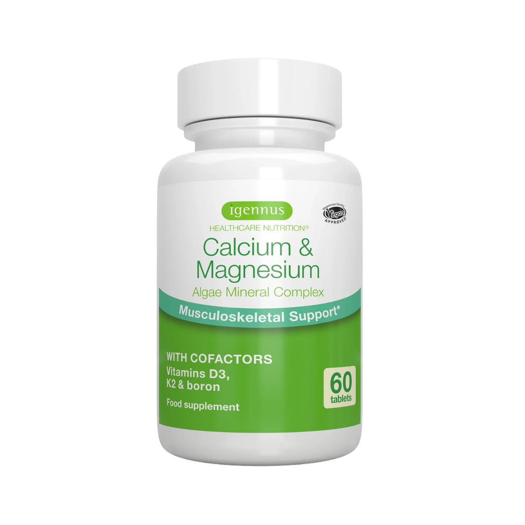 Igennus Calcium & Magnesium Algae Mineral Complex 60 tabs – Prime Health Shop Malta