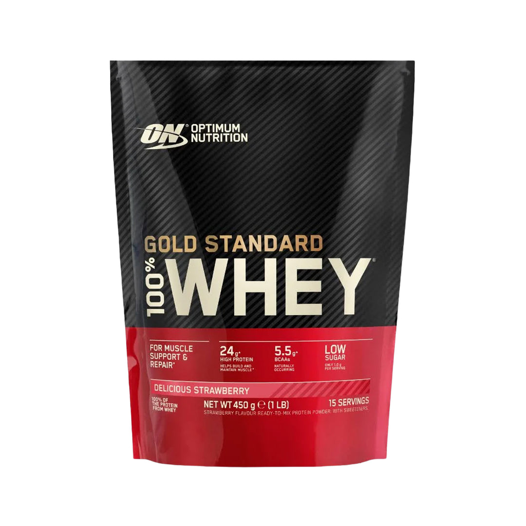 Optimum Nutrition Gold Standard 100% Whey Delicious Strawberry Powder 450g