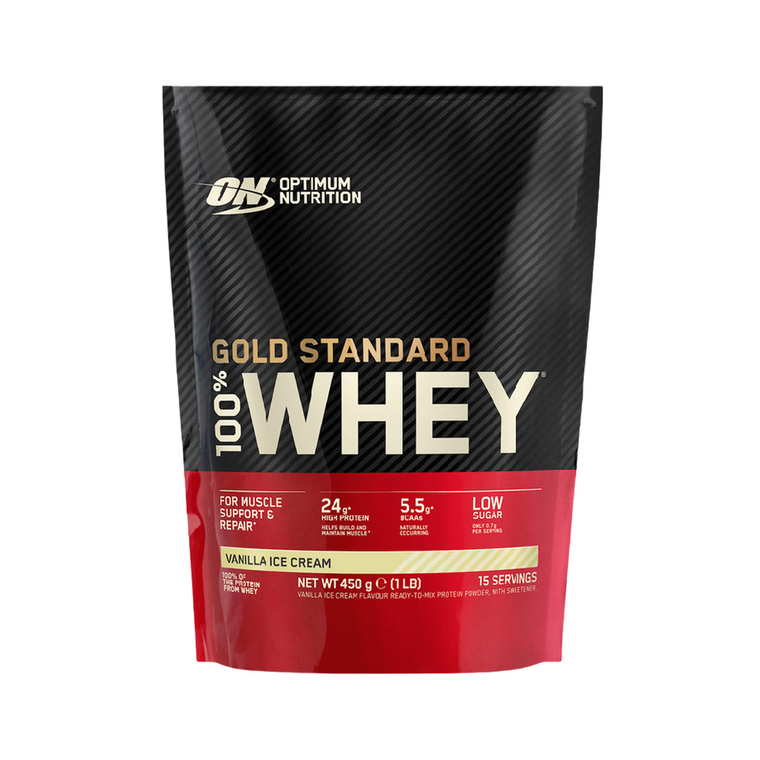 Optimum Nutrition Gold Standard 100% Whey Powder Vanilla Ice Cream 450g