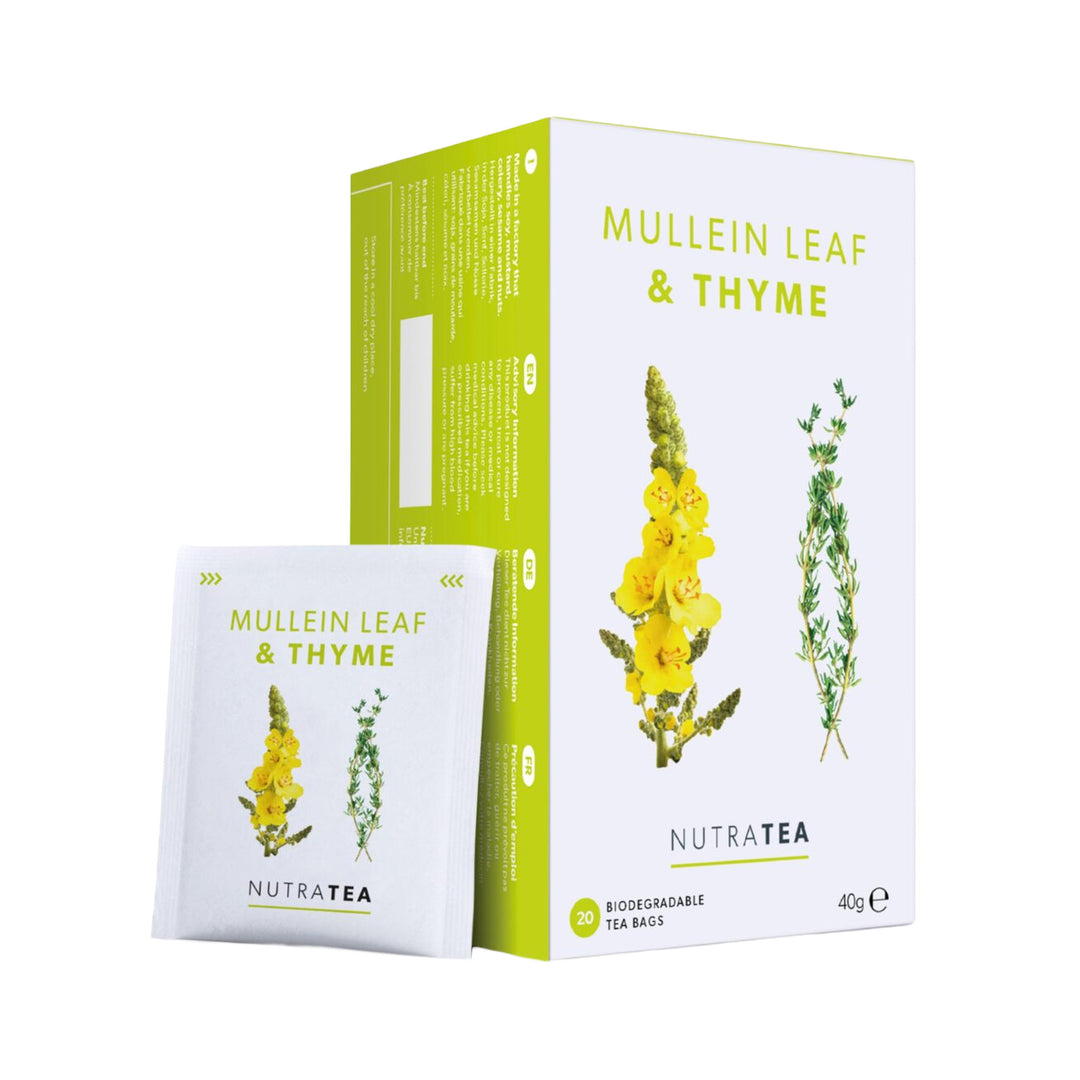 Nutra Mullein Leaf &amp; Thyme Tea - Prime Health Shop Malta