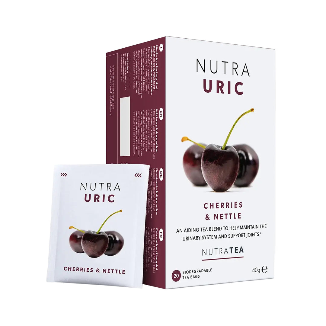 NutraTea Nutra Uric Cherries &amp; Nettle Tea – Prime Health Shop Malta