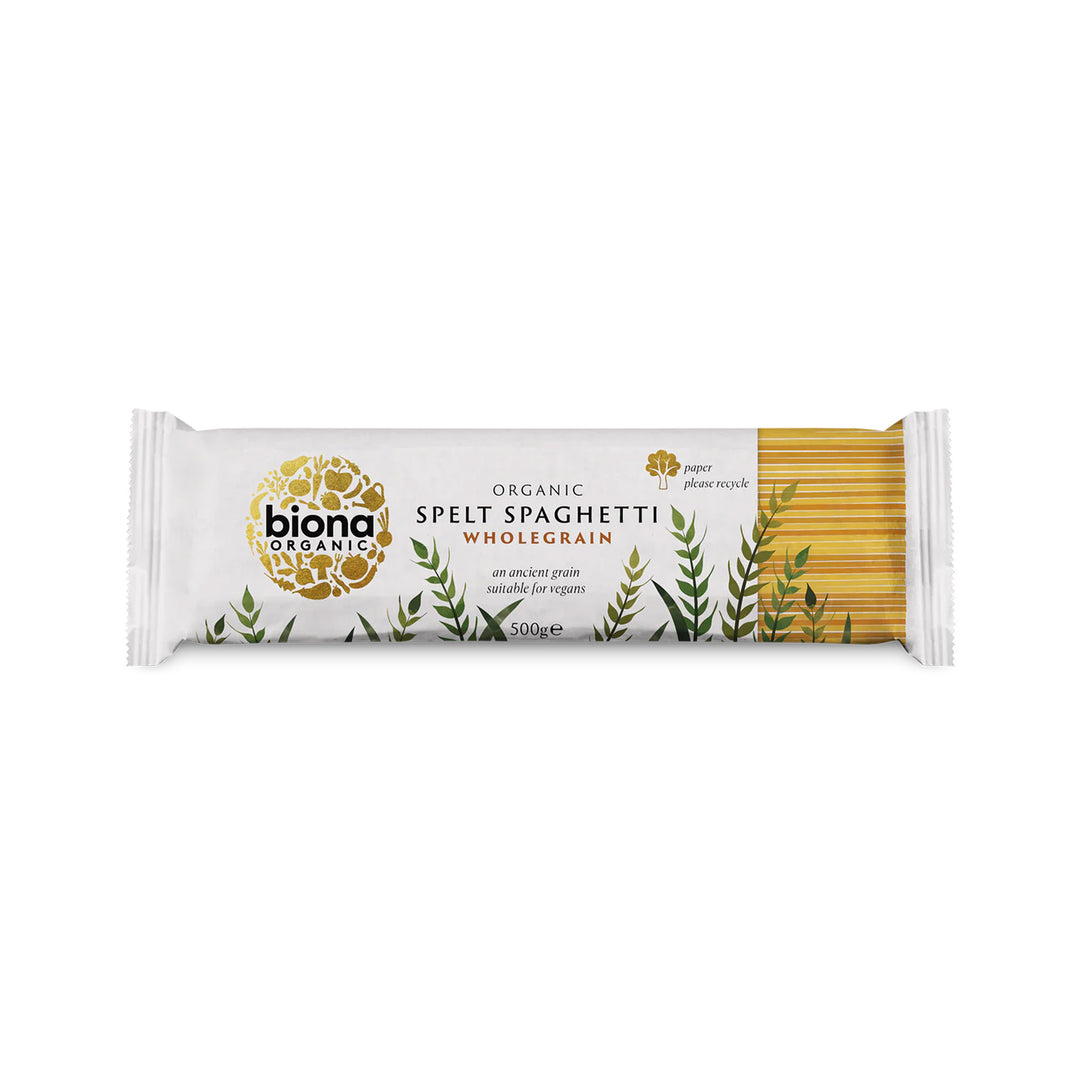 Biona  Organic Spelt Wholegrain Spaghetti 500g – Prime Health Shop Malta