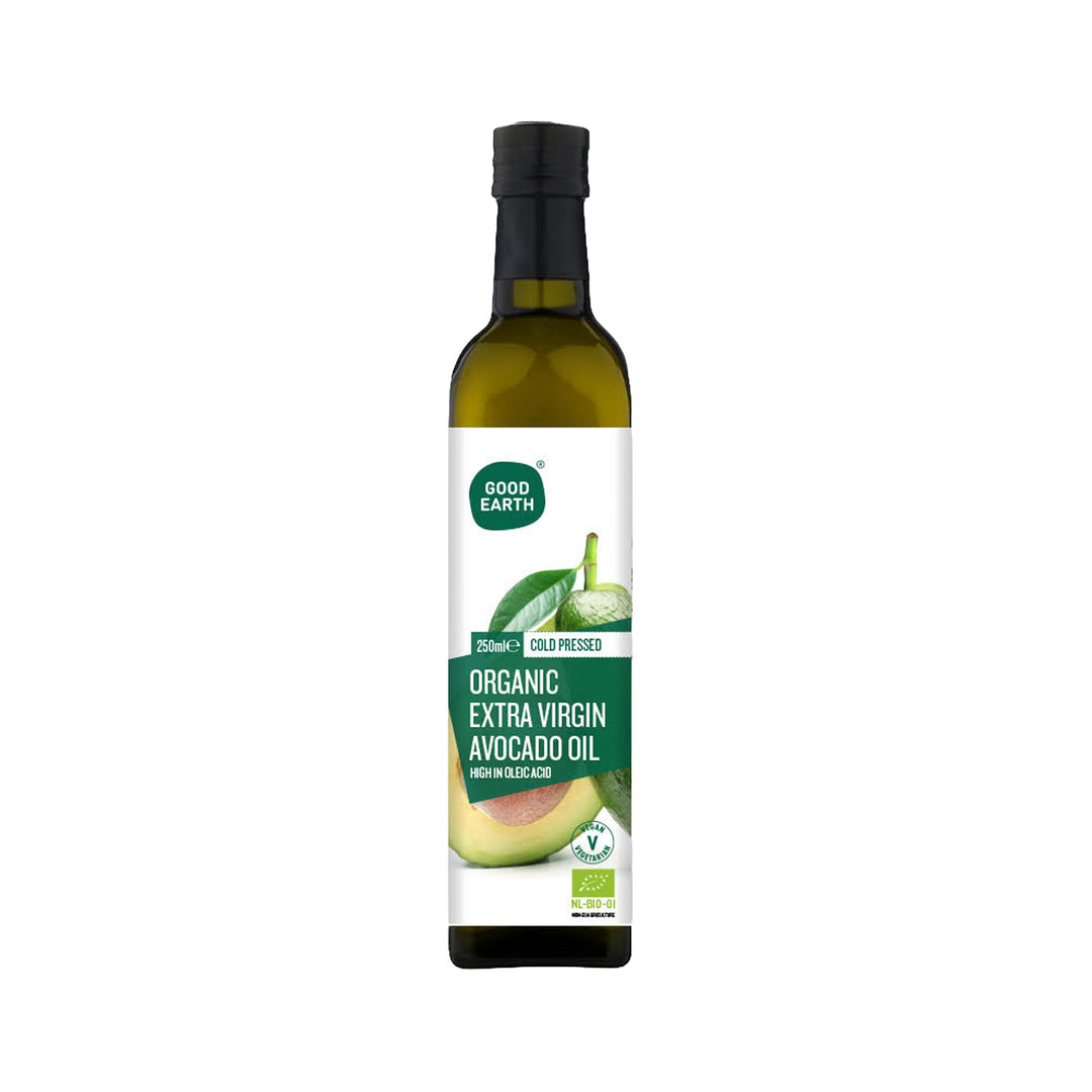 Good Earth Organic Extra Virgin Avocado Oil  250ml - Prime Health Shop Malta