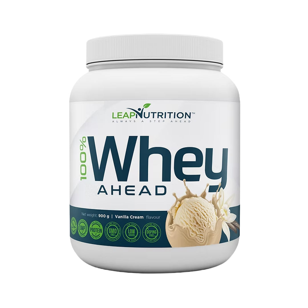 Leap Nutrition Whey Ahead Vanilla 900g – Prime Health Shop Malta