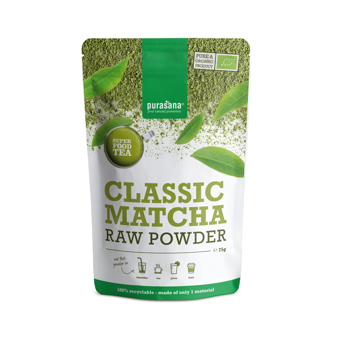 Purasana Classic Raw Matcha Powder 75g