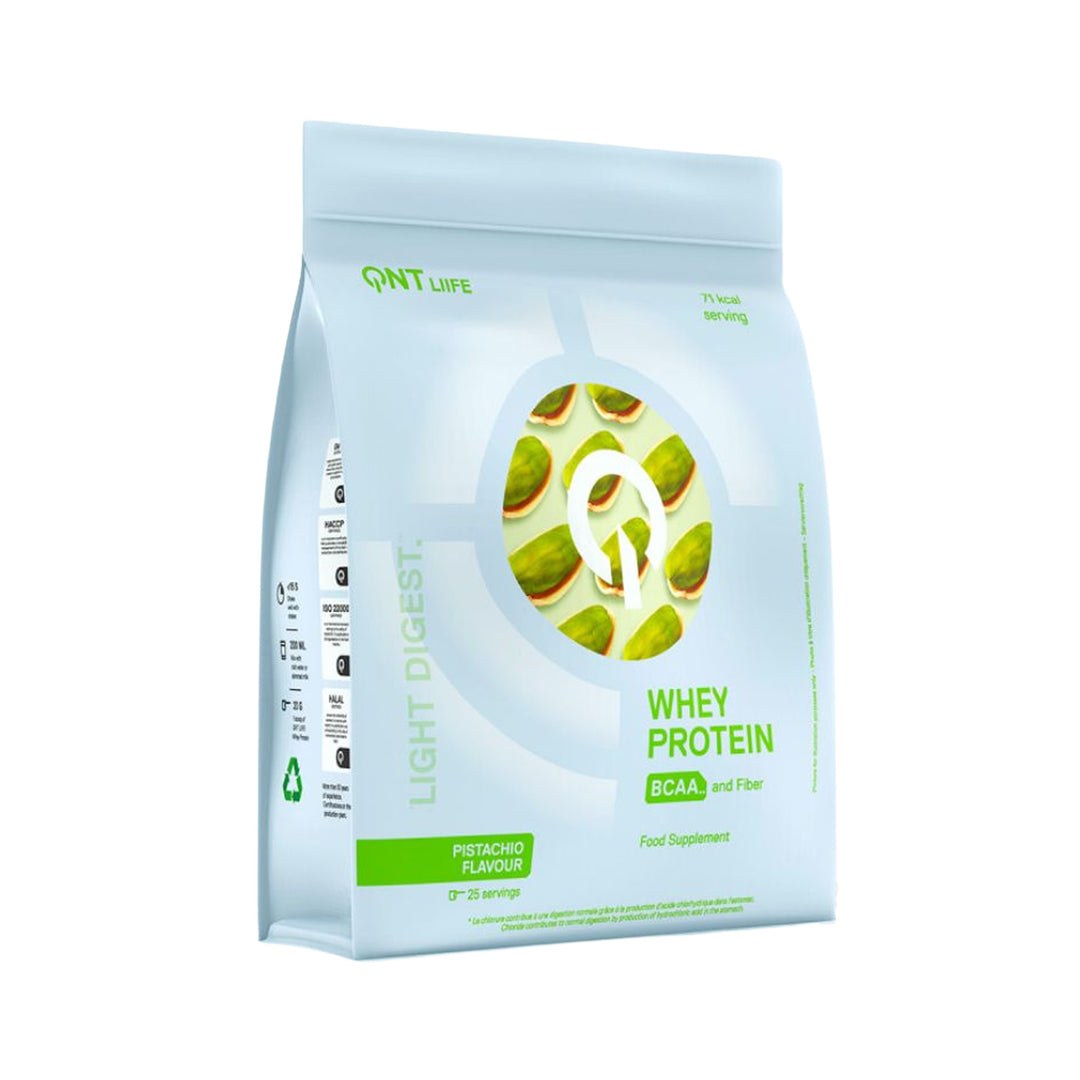 QNT Light Digest Whey Protein BCAA Pistachio 500g – Prime Health Shop Malta