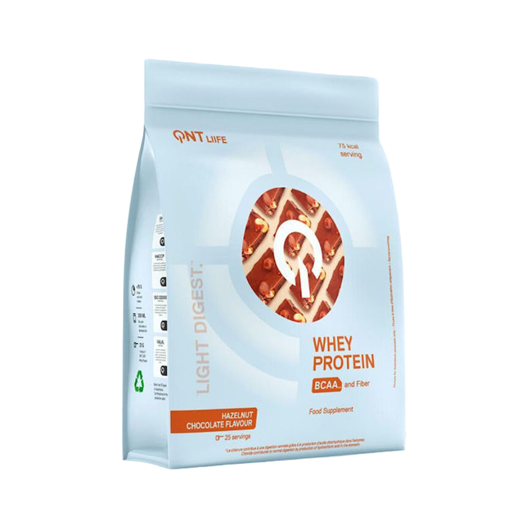 QNT Light Digest Whey Protein  BCAA  Hazelnut Chocolate  500g – Prime Health Shop Malta
