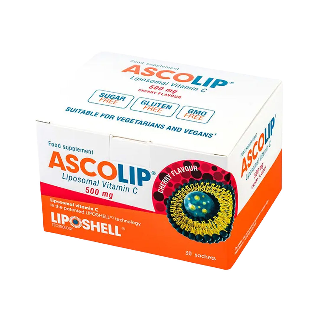 AscoLip Liposomal Vitamin C 500mg - cherry flavour – Prime Health Shop Malta