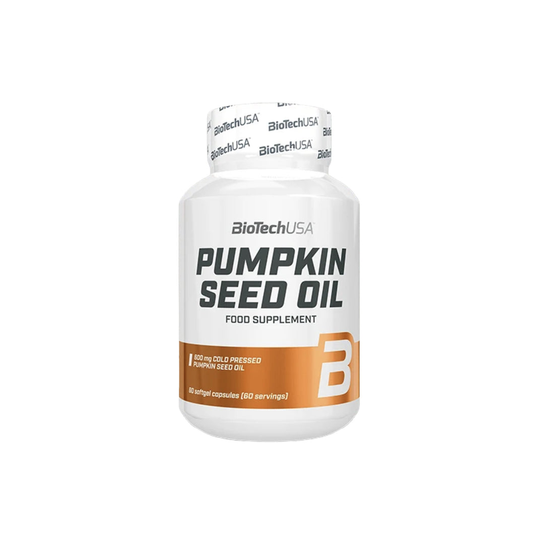 BioTechUSA Pumpkin Seed Oil 600mg Softgel Capsules 60