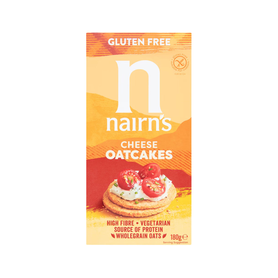 Nairns Gluten Free Cheese Oatcakes 180g – Prime Health Shop Malta
