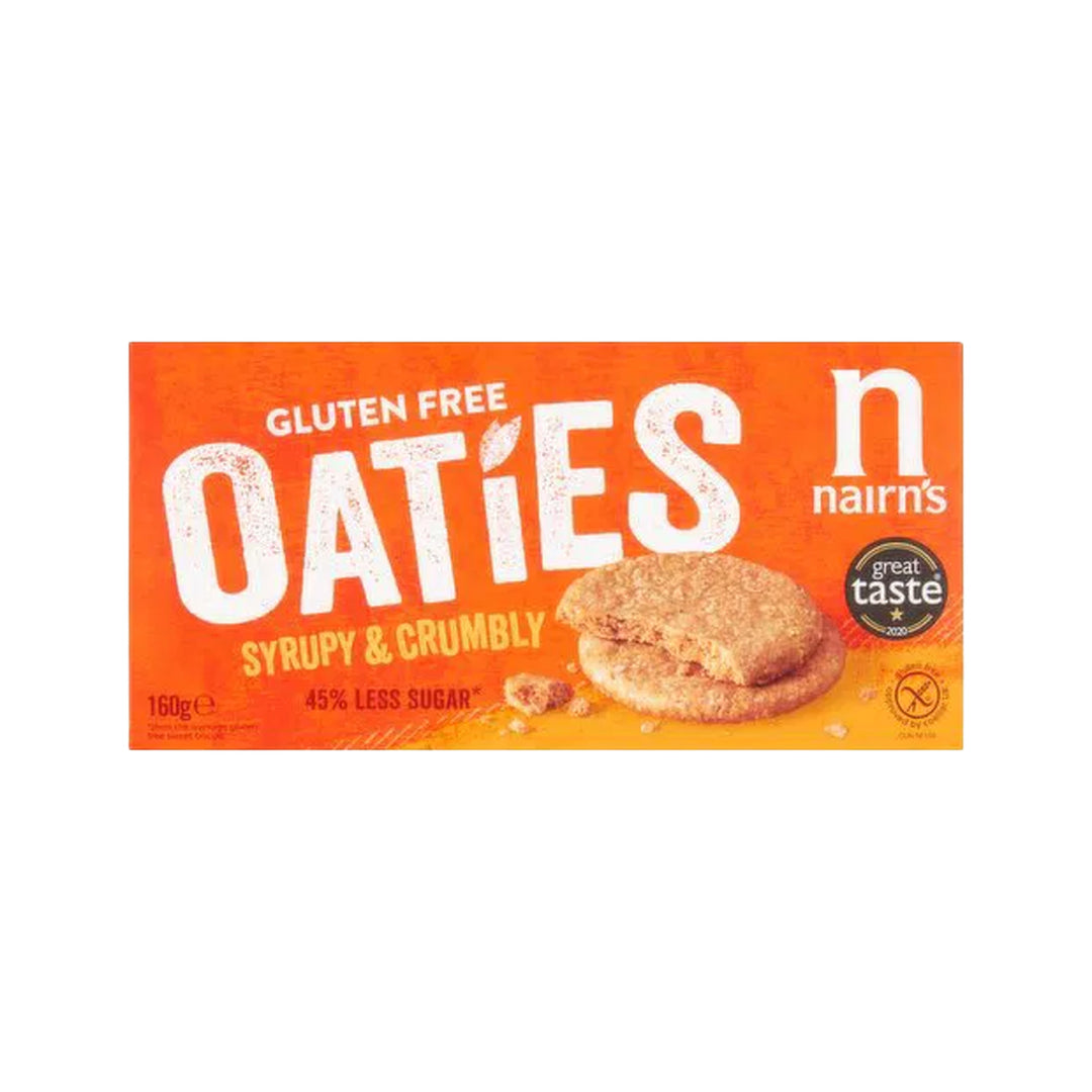 Nairns Gluten Free Oaties 160g Syrupy &amp; Crumbly – Prime Health Shop Malta