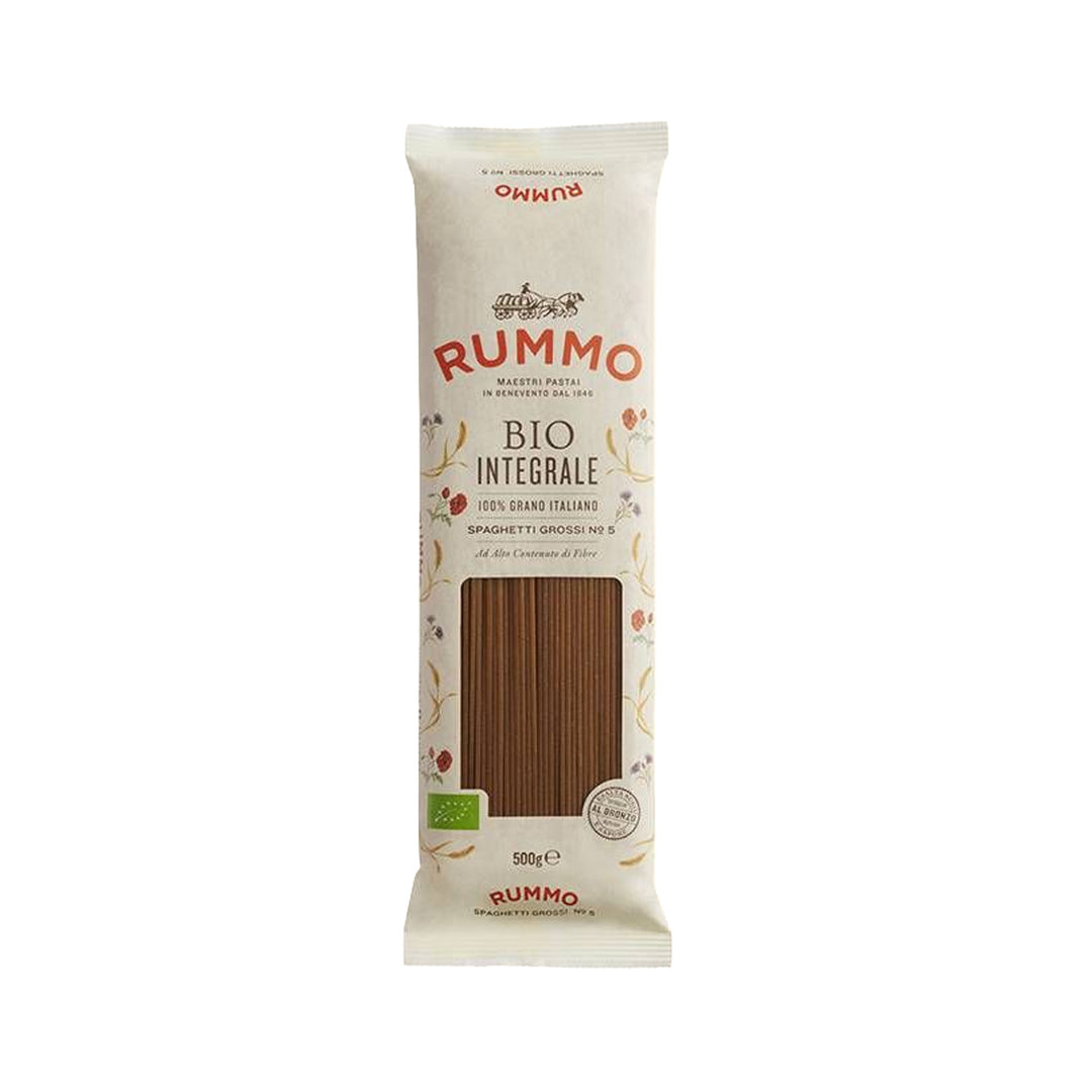 Rummo w5 Bio Organic Integrale Spagetti Grossi 500g – Prime Health Shop Malta