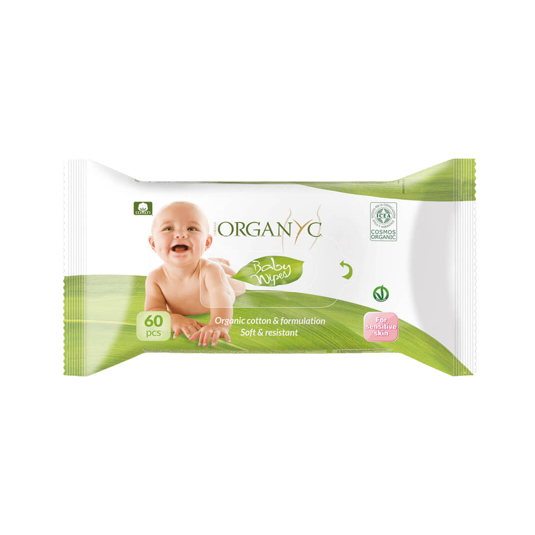 Organyc  Baby Wipes X 60 pcs
