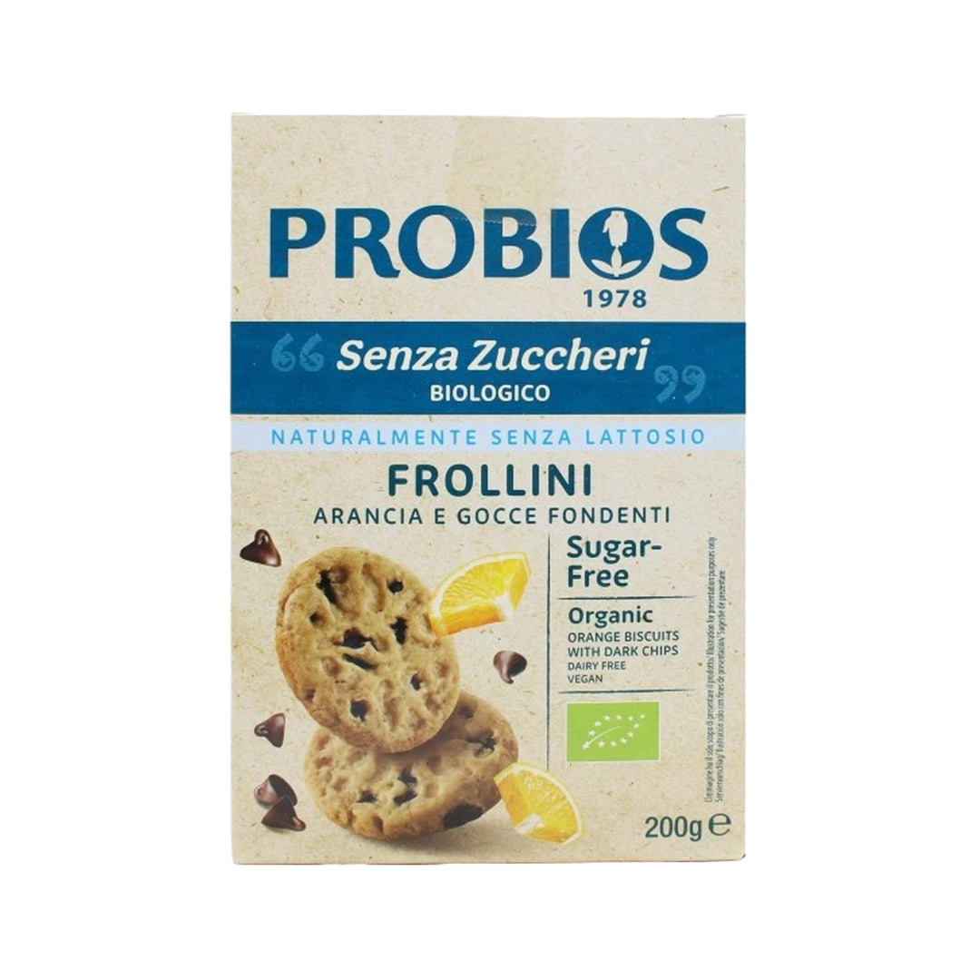 Probios Biscuits with Orange &amp; Chocolate Chips no sugar – Prime Health Shop Malta