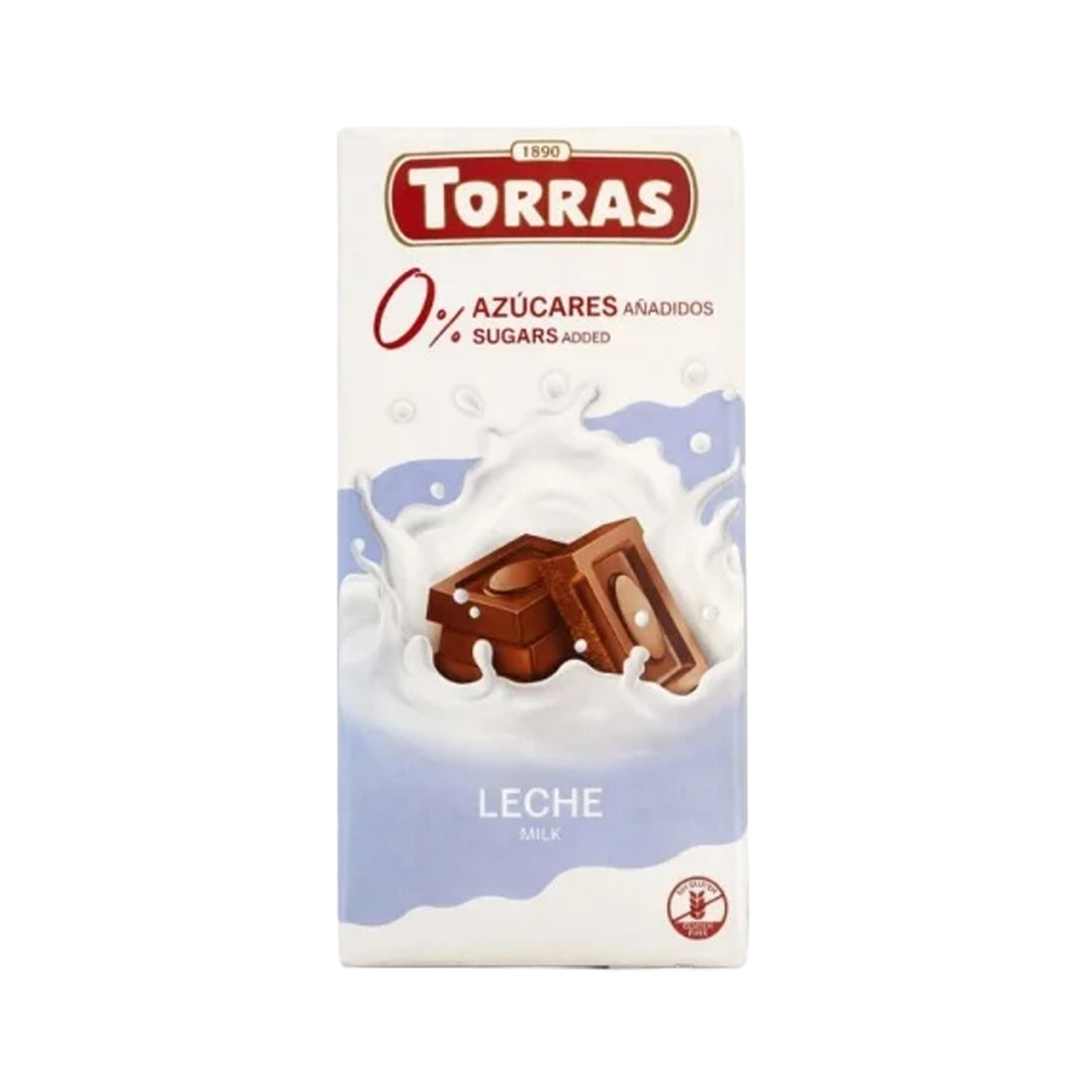 Torras Sugar Free Milk Chocolate 75g – Prime Health Shop Malta