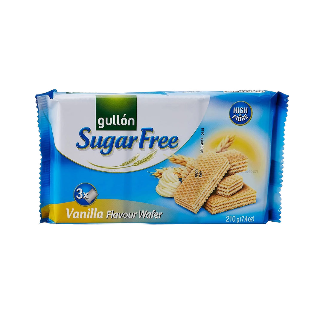 Gullon Sugar Free Vanilla Flavour Wafer 180g – Prime Health Shop Malta