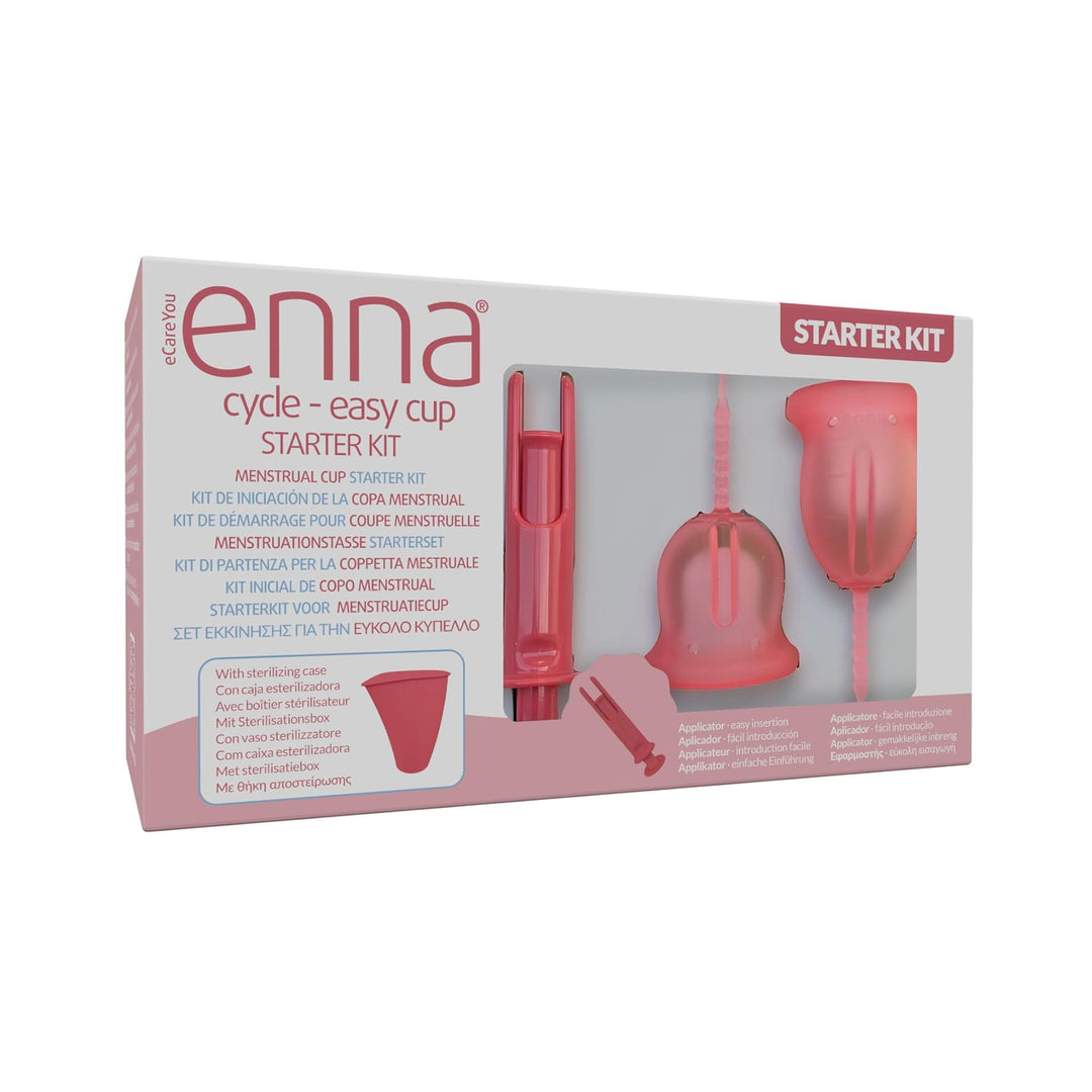 “Enna” Cycle Easy cup, Starter Kit XS+S
