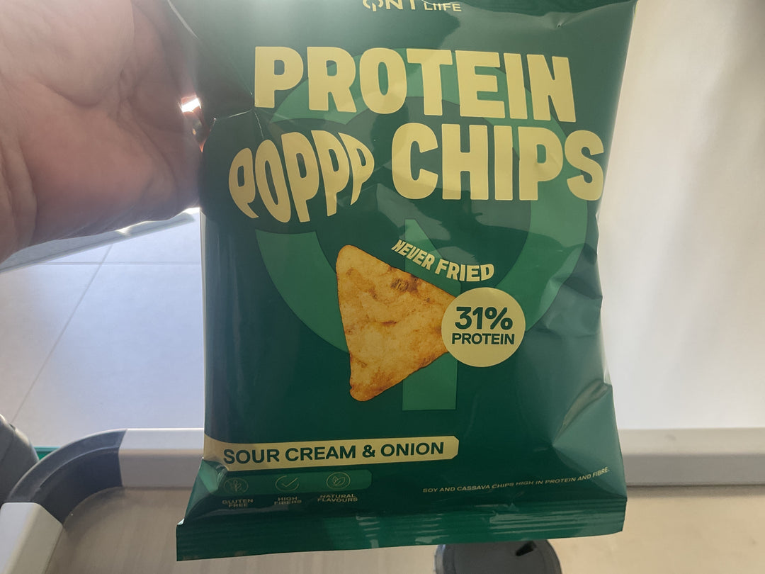 QNT Protein Chips Sour Cream &amp; Onion 50g - Prime Health Shop Malta