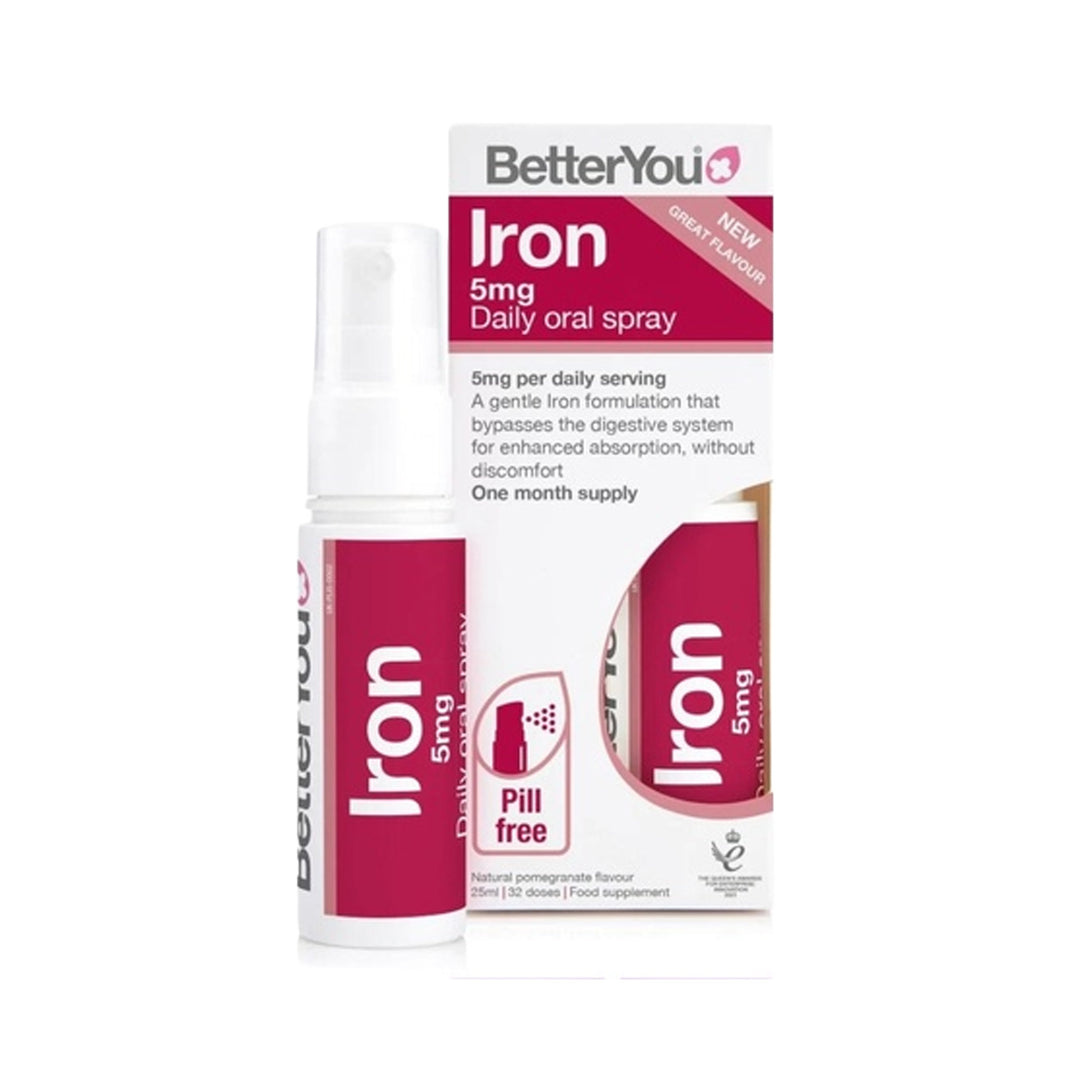 BetterYou Iron Daily Oral Spray 5mg
