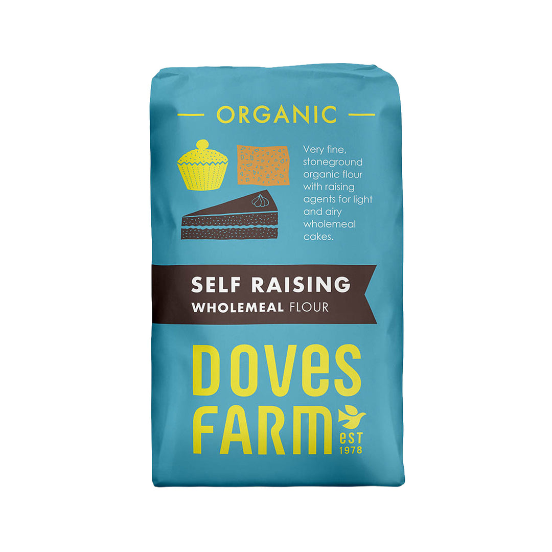 Doves Farm Organic Self Raising Wholemeal Flour 1kg - Prime Health Shop Malta