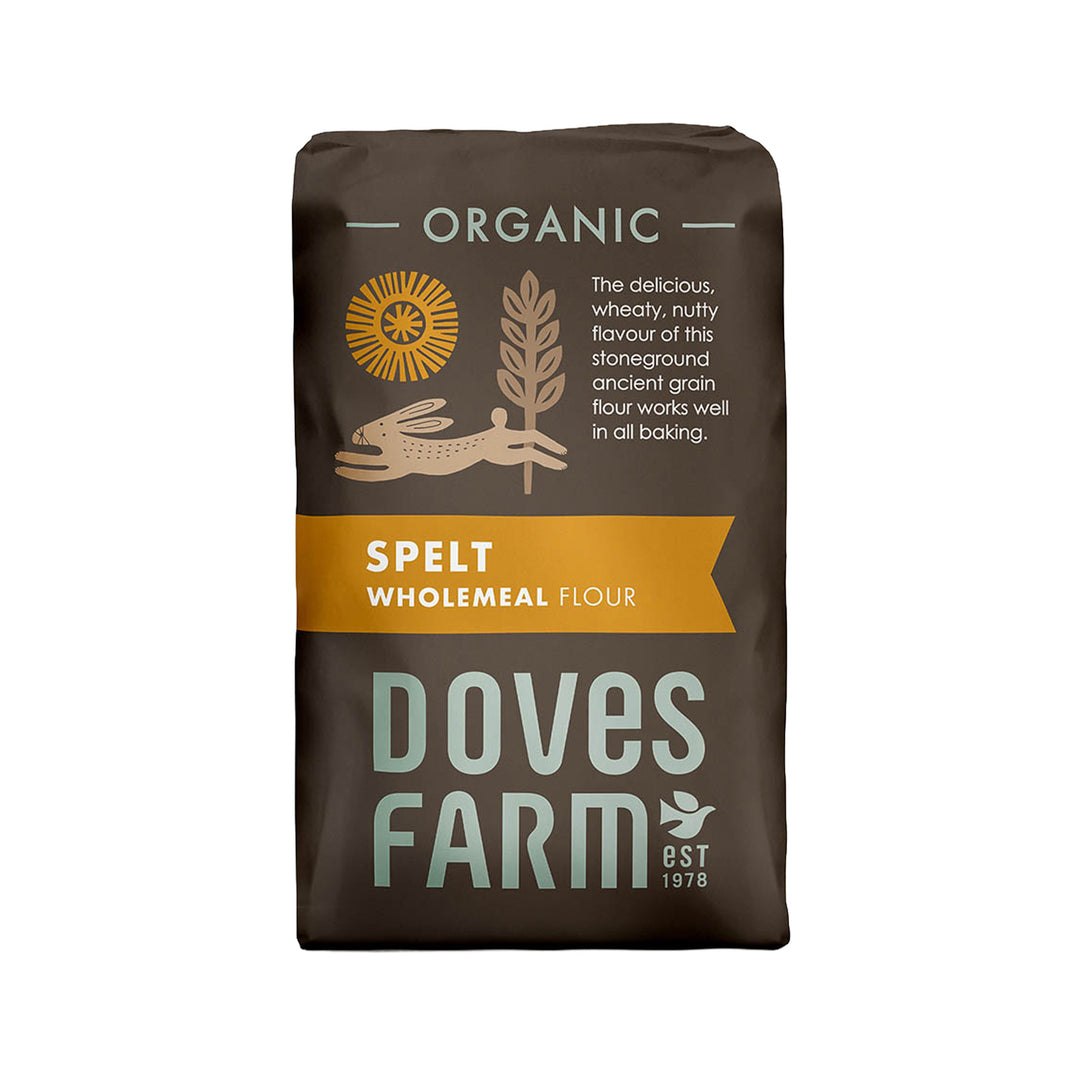 Doves Farm Organic Spelt Wholemeal Flour 1kg - Prime Health Shop Malta