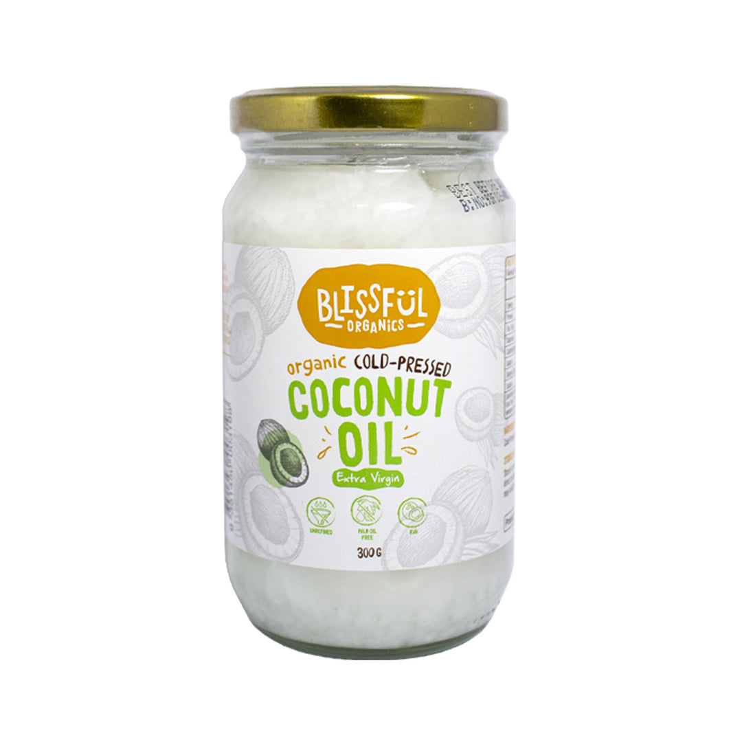 Blissful Organic Cold-Pressed Coconut Oil 300g - extra virgin – Prime Health Shop Malta