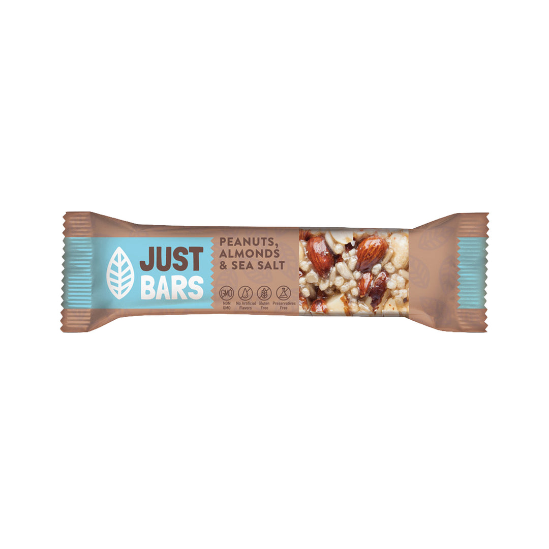 Just Bars Peanuts, Almonds &amp;. Sea Salt 40g – Prime Health Shop Malta