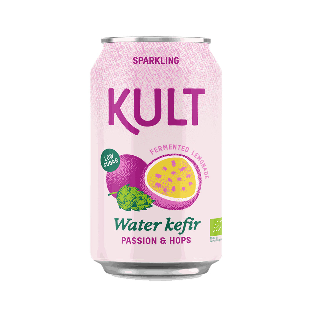 Kult Water Kefir 330ml - Passion &amp; Hops – Prime Health Shop Malta