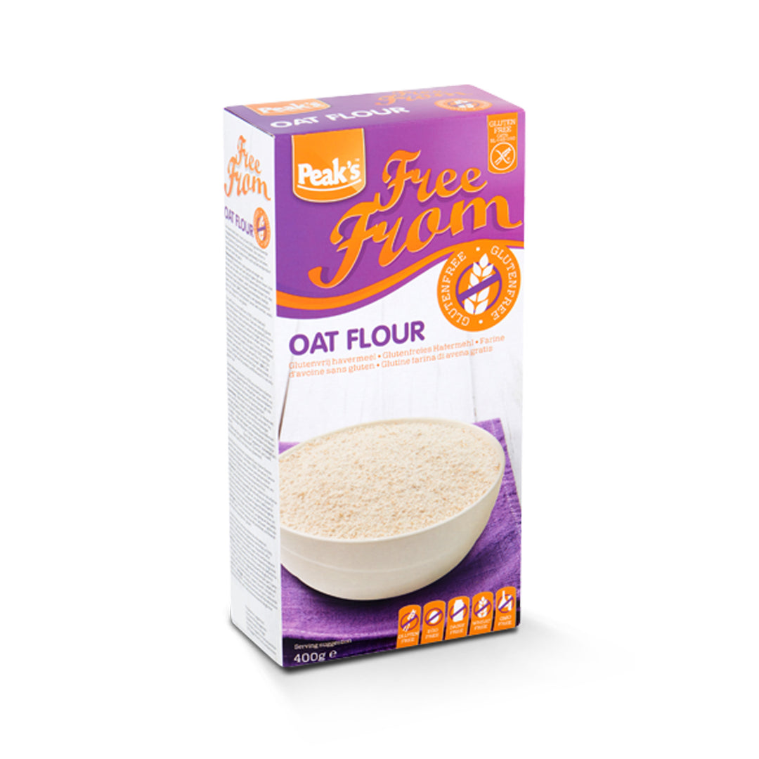 Peak’s Oat Flour Free From Gluten, Egg, Dairy 400g – Prime Health Shop Malta