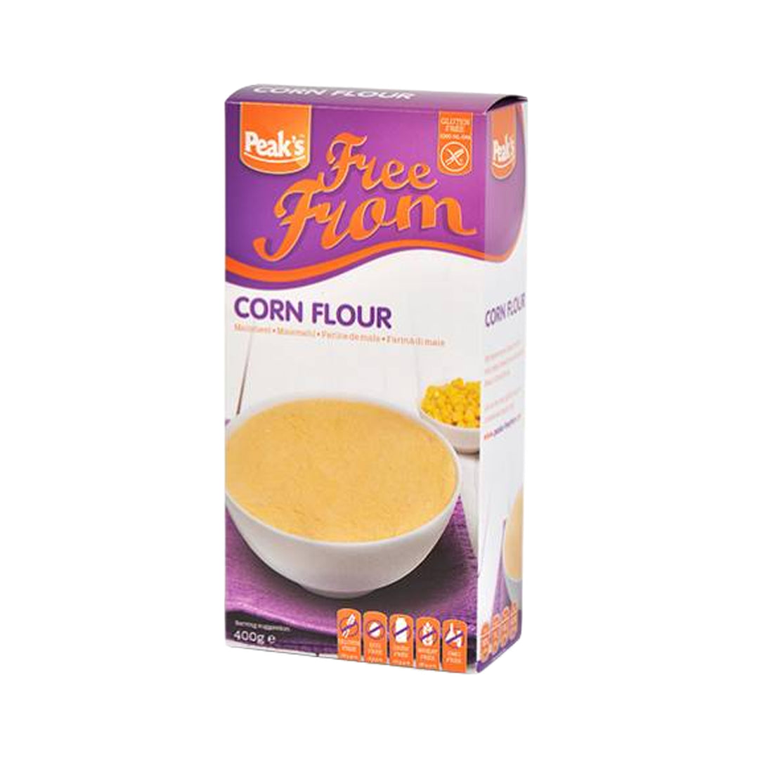 Peak’s Corn Flour Free From Gluten, Egg, Dairy, Wheat, GMO 400g – Prime Health Shop Malta
