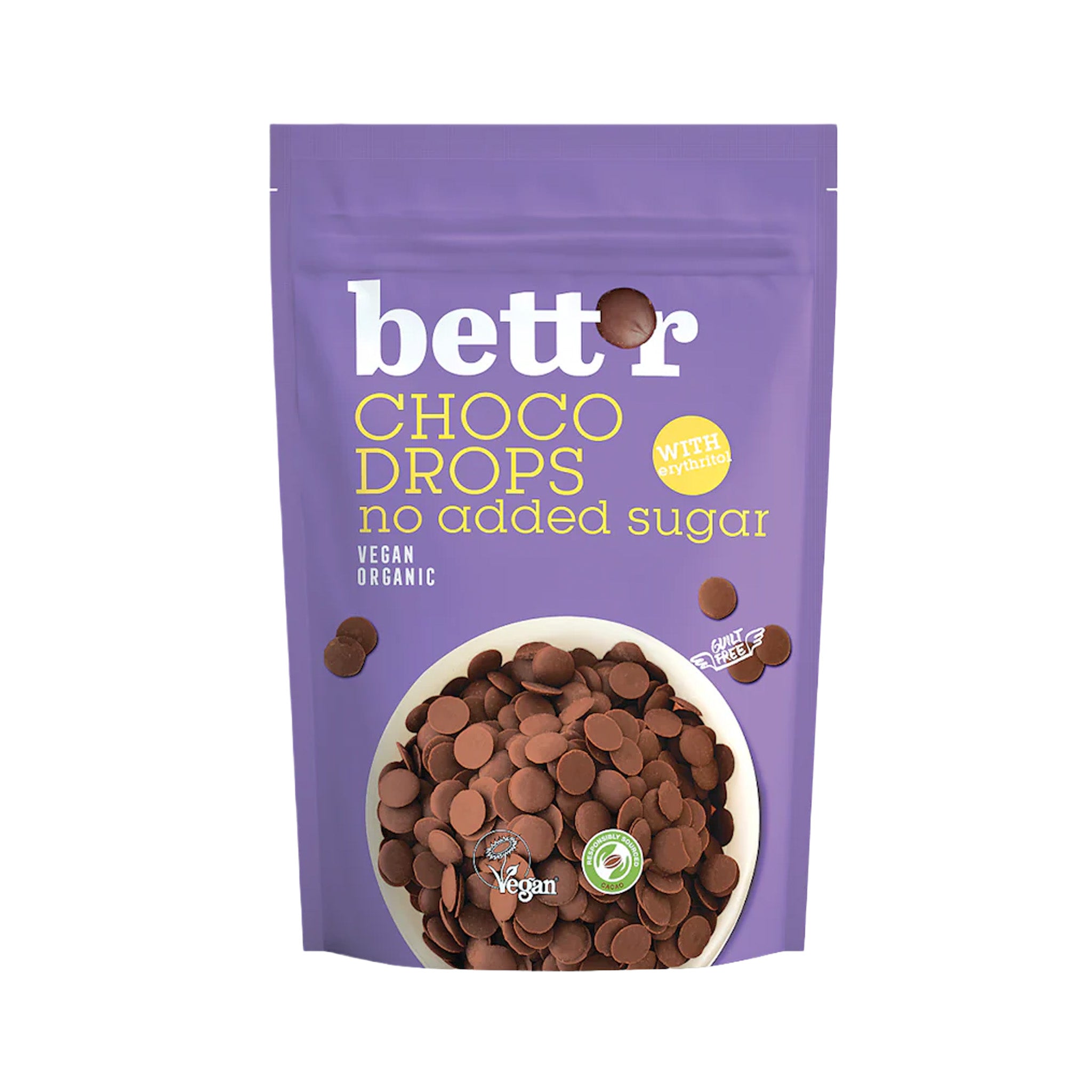 Better Choco Drops No Added Sugar 200g – Prime Health Shop